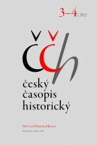 Český časopis historický, 3-4/2022